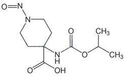 4-((Isopropoxycarbonyl)amino)-1-nitrosopiperidine-4-carboxylic Acid