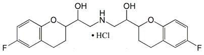 Nebivolol HCl ;α,α’-[Iminobis(methylene)]bis[6-fluoro-3,4-dihydro-2H-1-benzopyran-2-methanol] HCl ;   169293-50-9 ;
