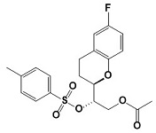 (S)-2-((R)-6-fluorochroman-2-yl)-2-(tosyloxy)ethyl acetate/ NV-2B/1345202-53-0