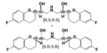 Nebivolol Isomer (SRSR+RSRS); (2S,αR,αS,2R)-α,α-[Iminobis(methylene)]bis[6-fluoro-3,4-dihydro-2H-1-benzopyran-2-methanol];(2R,αS,αR,2S)-α,α-[Iminobis(methylene)]bis[6-fluoro-3,4-dihydro-2H-1-benzopyran-2-methanol]
