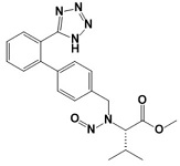 Nitroso Valsartan Methyl Ester ;(S)-methyl 2-(((2'-(1H-tetrazol-5-yl)-[1,1'-biphenyl]-4-yl)methyl)(nitroso)amino)-3-methylbutanoate