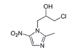 Ornidazole ;1-Chloro-3-(2-methyl-5-nitro-1H-imidazol-1-yl)propan-2-ol  |  16773-42-5