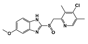 Omeprazole EP Impurity H; 4-Desmethoxy-4-chloro Omeprazole; 2-[[(4-Chloro-3,5-dimethyl-2-pyridinyl)methyl]sulfinyl]-5-methoxy-1H-benzimidazole; 2-[(4-chloro-3,5-dimethylpyridin-2-yl)methylsulfinyl]-6-methoxy-1H-benzimidazole; 863029-89-4