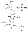 Osimertinib Mesylate; N-[2-[[2-(Dimethylamino)ethyl]methylamino]-4-methoxy-5-[[4-(1-methyl-1H-indol-3-yl)-2-pyrimidinyl]amino]phenyl]-2-propenamide, Methanesulfonate; 1421373-66-1