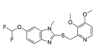 N-Methyl Pantoprazole Sulfide 6-Difluoromethoxy Analog ; 6-(Difluoromethoxy)-2-[[(3,4-dimethoxy-2-pyridinyl) methyl]sulfanyl]-1-methyl -1H-benzimidazole
