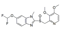 Pantoprazole EP Impurity F ;Pantoprazole BP Impurity F ;Pantoprazole USP RC F ; N-Methyl Pantoprazole 6-(Difluoromethoxy) Analog ;N-Methyl Pantoprazole Isomer ; 6-(Difluoromethoxy)-2-[[(3,4-dimethoxy-2-pyridinyl)methyl]sulfinyl]-3-methyl -1H-benzimidazol  |  721924-06-7
