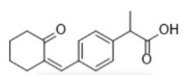 (Z)-2-(4-((2-oxocyclohexylidene)methyl)phenyl)propanoic acid
