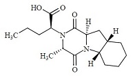 Perindopril EP Impurity D ;Perindoprilat Lactam B ; Perindopril (10aR)-Dione Acid ; (2S)-2-[(3S,5aS,9aS,10aR)-3-Methyl-1,4-dioxodecahydropyrazino[1,2-a]indol-2(1H)-yl]pentanoic acid | 130061-28-8
