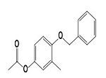 Phenol, 3-methyl-4-(phenylmethoxy)-, 1-acetate/944313-42-2