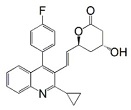 Pitavastatin Lactone; Itavastatin Lactone ;  (4R,6S,E)-6-[2-[2-Cyclopropyl-4-(4-fluorophenyl) quinolin-3-yl] vinyl] tetrahydro-4-hydroxypyran-2-one; 141750-63-2