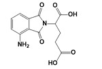 Pomalidomide Impurity 21,2-(4-Amino-1,3-dihydro-1,3-dioxo-2H-isoindol-2-yl)pentanedioic Acid;18658-36-1 1-(4-Amino-1,3-dioxoisoindolin-2-yl)propane-1,3-dicarboxylic Acid;
