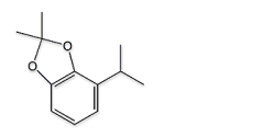 Propofol EP Impurity L ; Propofol BP Impurity�L ;  2,2-Dimethyl-4-(1-methylethyl)-1,3-benzodioxole ; 201166-22-5