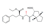 Ramipril EP Impurity I ; Ramipril (S,R-S,S,S)-Isomer ;(2R)-Ramipril ; Ramipril 2-Epimer;(2S,3aS,6aS)-1-[(S)-2-[[(R)-1-(Ethoxycarbonyl)-3-phenylpropyl]amino]propanoyl]octahydrocyclopenta[b]pyrrole-2-carboxylic acid  |  129939-65-7