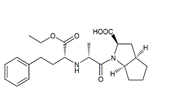 Ramipril EP Impurity J ; Ramipril (R,R-R,R,R)-Isomer ; Ramipril Enantiomer ; (2R,3aR,6aR)-1-[(R)-2-[[(R)-1-(Ethoxycarbonyl)-3-phenylpropyl]amino]propanoyl] octahydrocyclo penta [b] pyrrole-2-carboxylic acid  |  1246253-05-3