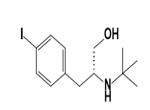 (R)-2-(tert-butylamino)-3-(4-iodophenyl)propan-1-ol;CAS;NA