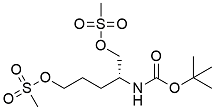 (R)-2-tert-butyloxycarbonylamino-1,5-pentanedimethanesulfonate; 1473368-47-6