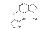 Tizanidine HCl ; 5-Chloro-4-(2-imidazolin-2-ylamino)-2,1,3-benzothiadiazole monohydrochloride  |  64461-82-1