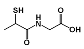 Tiopronin ;N-(2-mercaptopropionyl)glycine  |  1953-02-2