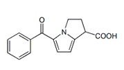 Ketorolac Acid ;(1RS)-5-Benzoyl-2,3-dihydro-1H-pyrrolizine-1-carboxylic acid  |  74103-06-3