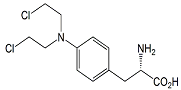 Melphalan ;4-[Bis(2-Chloroethyl)amino]-L-phenylalanine  |   148-82-3