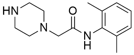 Ranolazine USP RC C ;  Ranolazine Impurity 1; Ranolazine USP RC C; N-(2,6-Dimethylphenyl)-1-piperazineacetamide | 5294-61-1