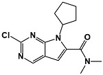 Ribociclib Chloro Amide Impurity; 2-Chloro-7-cyclopentyl-N,N-dimethyl-7H-pyrrolo[2,3-d]pyrimidine-6-carboxamide ; 1211443-61-6