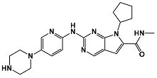 Ribociclib N-desmethyl Impurity; 7-cyclopentyl-N-methyl-2-((5-(piperazin-1-yl)pyridin-2-yl)amino)-7H-pyrrolo[2,3-d]pyrimidine-6-carboxamide