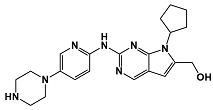 Ribociclib alcohol Impurity;  (7-cyclopentyl-2-((5-(piperazin-1-yl)pyridin-2-yl)amino)-7H-pyrrolo[2,3-d]pyrimidin-6-yl)methanol