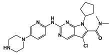 Ribociclib chloro Impurity; 5-chloro-7-cyclopentyl-N,N-dimethyl-2-((5-(piperazin-1-yl)pyridin-2-yl)amino)-7H-pyrrolo[2,3-d]pyrimidine-6-carboxamide