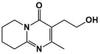 Risperidone Hydroxyethyl impurity; 3-(2-Hydroxyethyl)-2-methyl-6,7,8,9-tetrahydro-4H-pyrido[1,2-a]pyrimidin-4-one; 66698-27-9