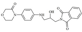 Rivaroxaban Impurity 3 Racemate; 2-((2R)-2-hydroxy-3-{[4-(3-oxo-4-morpholinyl)phenyl]amino}propyl)-1H-isoindole-1,3(2H)-dione; 1257527-98-2