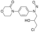 Rivaroxaban Nitroso Impurity 5 ; N-(3-Chloro-2-hydroxypropyl)-N-(4-(3-oxomorpholino)phenyl)nitrous amide