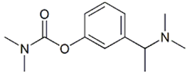 Rivastigmine USP RC B (Base); rac-Rivastigmine Dimethyl Analog;  N-Desethyl N-Methyl rac-Rivastigmine ;  3-[1-(Dimethylamino)ethyl]phenyl dimethylcarbamate ;  25081-93-0 (base); 105601-13-6 (HCl)