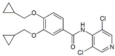 Roflumilast Dicyclopropylmethoxy Impurity; 3,4-Di(cyclopropylmethoxy)-N-(3,5-dichloro-4-pyridinyl)benzamide; 1391052-24-6