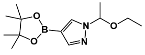 Ruxoltinib KSM-II impurity; (1-(1-Ethoxyethyl)-1H-pyrazole-4-boronic acid pinacol ester; 1029716-44-6