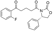 (S)-1-(2-fluorophenyl)-5-(2-oxo-4-phenyloxazolidin-3-yl)pentane-1,5-dione; 2514695-40-8