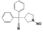 (S)-2-(1-nitrosopyrrolidin-3-yl)-2,2-diphenylacetonitrile