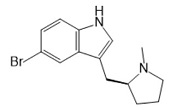 (S)-5-Bromo-3-((1-methylpyrrolidin-2-yl)methyl)-1H-indole; 208464-41-9