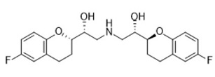 (S,R,S,S)-Nebivolol; (S)-1-((S)-6-fluorochroman-2-yl)-2-(((R)-2-((S)-6-fluorochroman-2-yl)-2-hydroxyethyl)amino)ethan-1-ol; 119365-25-2