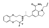 Silodosin Indole-N-allyl Impurity; (R)-1-allyl-5-(2-(22-(2,2,2-trifluoroethoxy)phenoxy)ethylamino)propyl)indoline-7-carboxamide