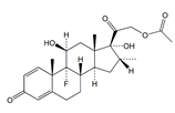 Betamethasone Acetate EP Impurity B ; Dexamethasone Acetate ;9-Fluoro-11β,17-dihydroxy-16α-methyl-3,20-dioxopregna-1,4-dien-21-yl acetate  |  1177-87-3