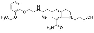 Silodosin (S)-Isomer ;1-(3-Hydroxypropyl)-5-[(2S)-({2-[2-[2-(2,2,2-trifluoroethoxy)phenoxy] ethyl} amino)propyl]indoline-7-carboxamide