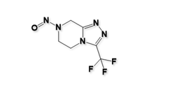 7-nitroso-3-(trifluoromethyl)-5,6,7,8-tetrahydro-[1,2,4]triazolo[4,3-a]pyrazine |
