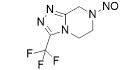 Sitagliptin intermediate nitroso Impurity ; Sitagliptin Impurity 100;  7-nitroso-3-(trifluoromethyl)-5,6,7,8-tetrahydro-[1,2,4]triazolo[4,3-a]pyrazine