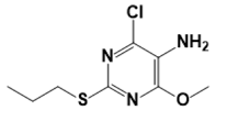 Ticagrelor YPD Methoxy;  4-Chloro-6-methoxy-2-(propylthio)pyrimidi-5-amine ; 1431867-40-1