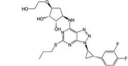 Ticagrelor Triazole Isomer ;Ticagrelor Impurity B(1S,2S,3R,5S)-3-(3-((1R,2S)-2-(3,4-Difluorophenyl)cyclopropyl)-5-(propylthio)-3H-[1,2,3]triazolo[4,5-d]pyrimidin-7-ylamino)-5-(2-hydroxyethoxy)cyclopentane-1,2-diol ;1788033-05-5