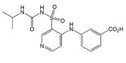 Torsemide Carboxylic Acid ;3-[[3-[[[[(1-Methylethyl)amino]carbonyl]amino]sulfonyl]-4-pyridinyl]amino]-benzoic Acid ;3-((3-(N-(Isopropylcarbamoyl)sulfamoyl)pyridin-4-yl)amino)benzoic Acid  |  113844-99-8