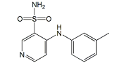 Torsemide EP Impurity B; Torsemide USP RC A; 4-[(3-Methylphenyl)amino]-3-pyridinesulfonamide ;3-Sulfonamido-4-(3-methylanilino)pyridine  |   72811-73-5