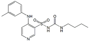 Torsemide EP Impurity D; Torsemide USP RC B; N-1-Butyl 1-Demethylethyl Torsemide ;N-[(Butylamino)carbonyl]-4-[(3-methylphenyl)amino]-3-pyridinesulfonamide  |  160972-33-8