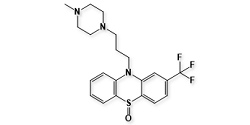 Trifluoperazine sulfoxide; 10-[3-(4-methylpiperazin-1-yl)propyl]-2-(trifluoromethyl)phenothiazine 5-oxide |1549-88-8